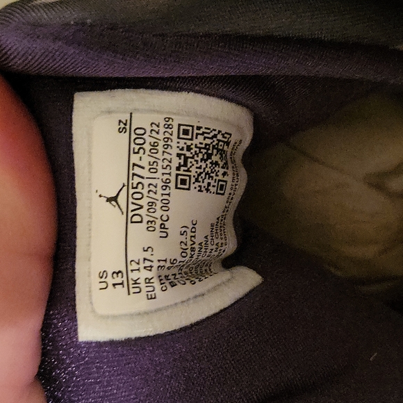 Jordan Retro 7 “Quai 54” sneakers, New in Box, M13 - Picture 9 of 12